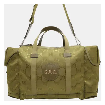 Gucci Green Nylon Off The Grid Travel Bag