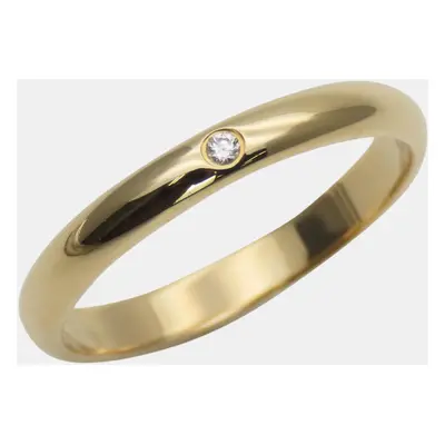 Cartier 18K Yellow Gold Diamond Wedding Band Ring