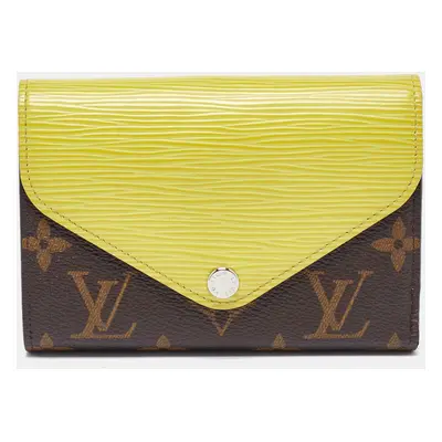 Louis Vuitton Yellow Epi Leather and Monogram Canvas Marie-Lou Wallet