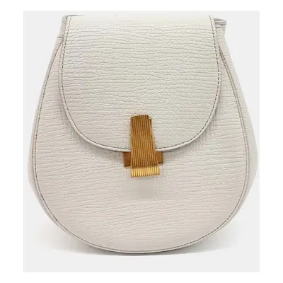 Bottega Veneta White Leather Palmellato Belt Bag