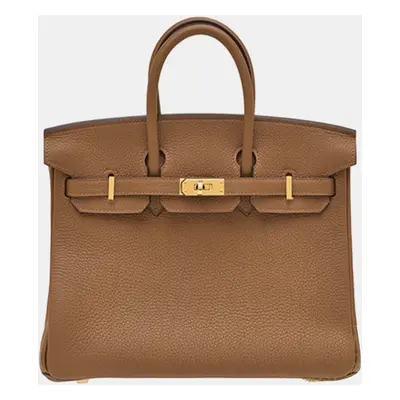 Hermes Alezan/Chestnut Brown Togo Leather Birkin Bag