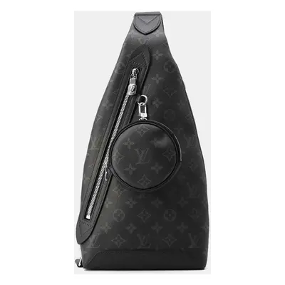 Louis Vuitton Monogram Eclipse Taiga Duo Sling Body Bag