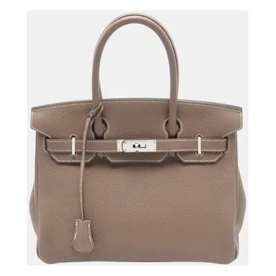 Hermes Birkin Togo Handbag Brown