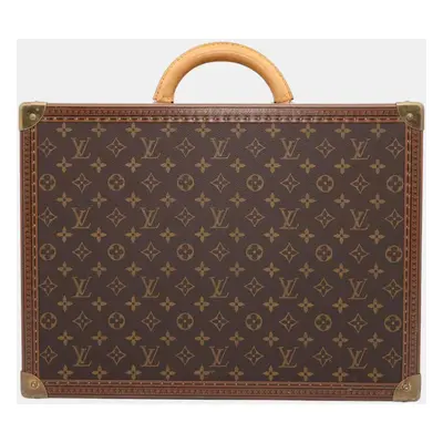 Louis Vuitton Brown Monogram President Briefcase Bag