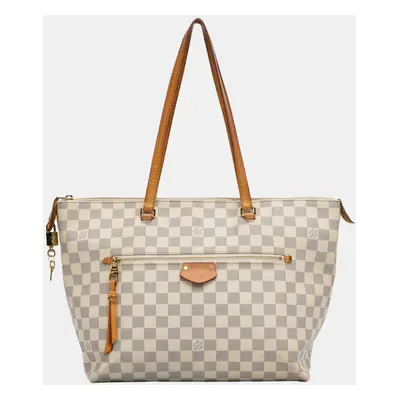 Louis Vuitton White Damier Azur Iena MM