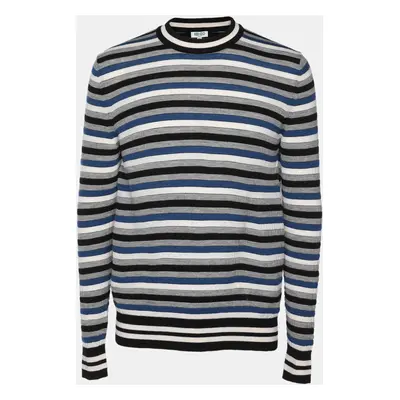 Kenzo Multicolor Striped Wool Blend Sweater