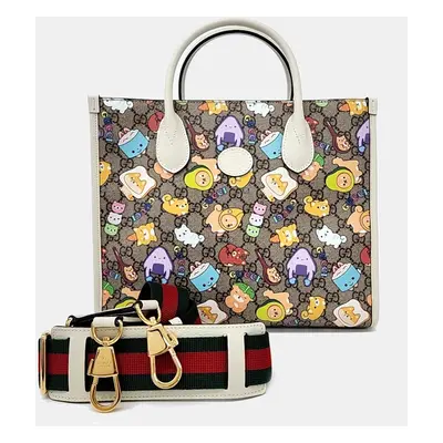 Gucci Multicolor PVC Small Tote And Shoulder Bag