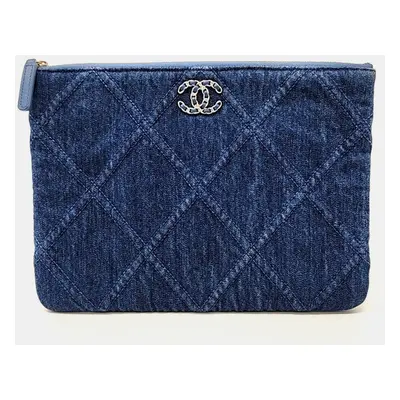 Chanel Denim Clutch New Medium