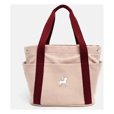 Hermes Terracotta Canvas Cabriole Diper Bag