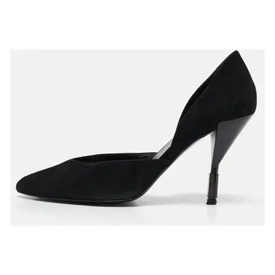 PIERRE HARDY Black Suede D'orsay Pumps Size