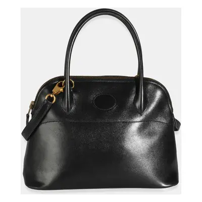 Hermes Vintage Black Box Mini Bolide GHW bag