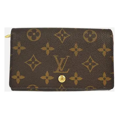 Louis Vuitton Brown Monogram Canvas Wallet