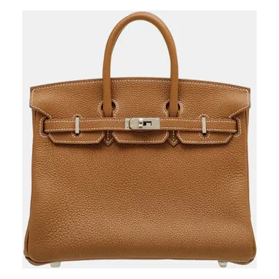 Hermes Gold Togo Leather Birkin Bag