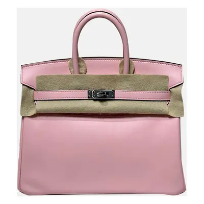 Hermes Cherry Blossom Pink Swift Leather Birkin Bag