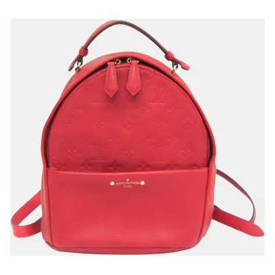 Louis Vuitton Cerise Monogram Empreinte Leather Sorbonne Backpack