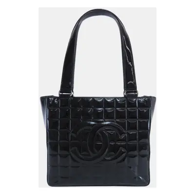 Chanel Enamel Chocolate Bar Tote Bag