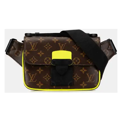 Louis Vuitton Brown Monogram Macassar Lock Sling Bag