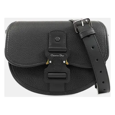 Dior Black Mini Leather Gallop Crossbody