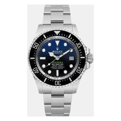 Rolex Black Stainless Steel Sea-Dweller Deepsea Men's Wristwatch mm