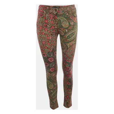 Etro Multicolor Printed Denim Jeans Waist 27"