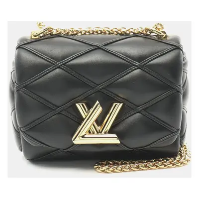 Louis Vuitton Black Leather Pico Go-14 Shoulder Bag