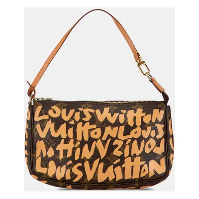 Louis Vuitton Brown x Stephen Sprouse Monogram Graffiti Pochette Accessoires