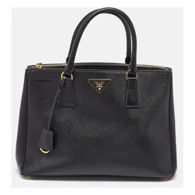 Prada Black Saffiano Leather Large Galleria Tote