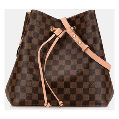 Louis Vuitton Brown Canvas Damier NeoNoe Shoulder Bag