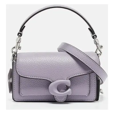 Coach Purple Leather Tabby Crossbody Bag