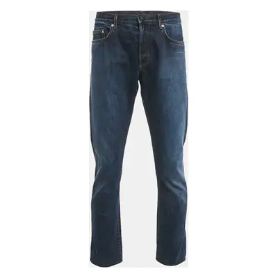 Dior Homme Dark Blue Washed Denim Jeans Waist 34"