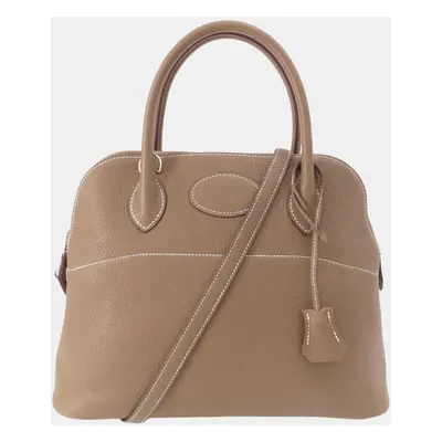 Hermes Taurillon Bolide Etoupe Handbag