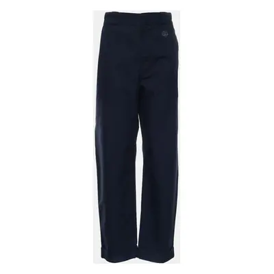 Louis Vuitton Blue Cotton Long Pants FR Waist Men