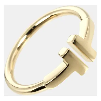 Tiffany & Co 18K Yellow Gold T Wire Ring EU 54.5