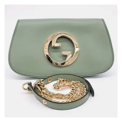 Gucci Green Leather Blondie Shoulder Bag