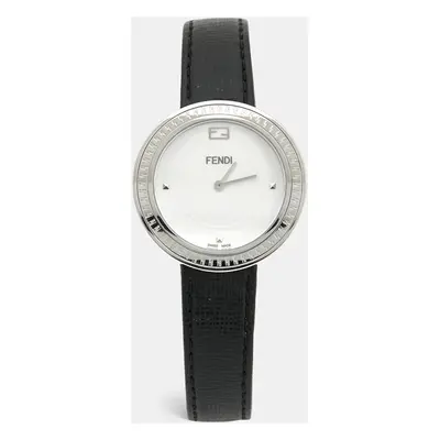 Fendi White Stainless Steel Leather My Way