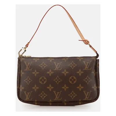 Louis Vuitton Brown Monogram Pochette Accessoires