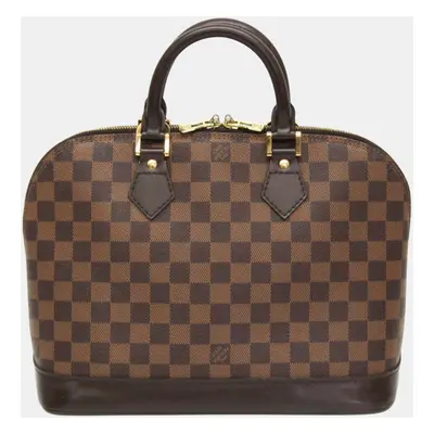 Louis Vuitton Damier Ebene Alma Handbag