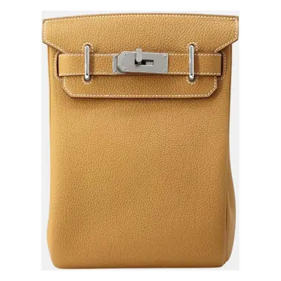 Hermes Natural Sable Togo Leather Kelly Akkad PM Bag