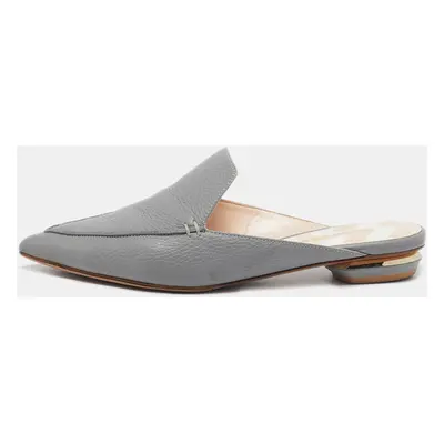 Nicholas Kirkwood Grey Leather Beya Mules Size