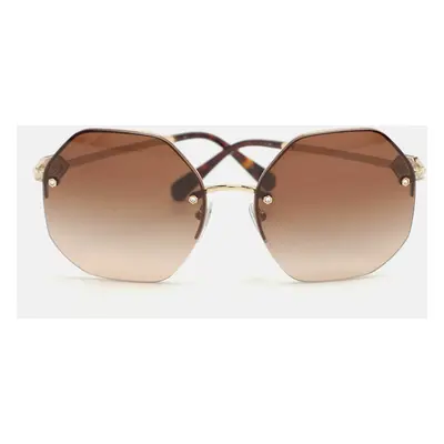 Bvlgari Brown/Gold 6122-B Sunglasses