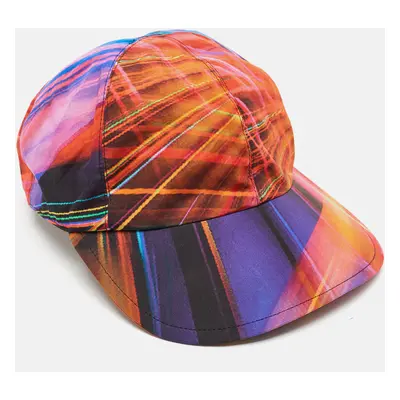 Chanel Multicolor Printed Silk Baseball Cap