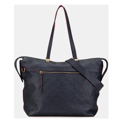 Louis Vuitton Navy Blue Monogram Empreinte Boetie MM Tote Bag