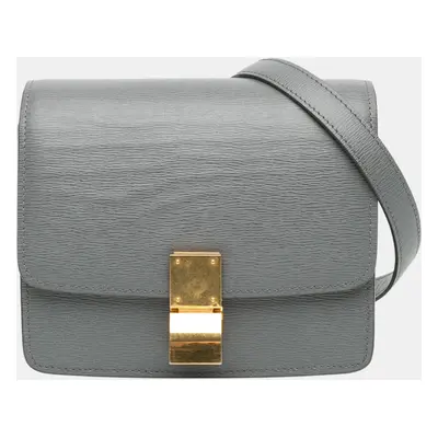 Celine Grey Small Liege Calfskin Classic Box