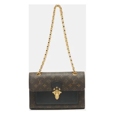 Louis Vuitton Black Monogram Canvas Victoire Chain Bag