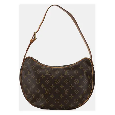 Louis Vuitton Brown Monogram Croissant MM Bag