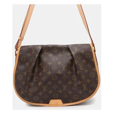 Louis Vuitton Menilmontant Brown Monogram Size Mm