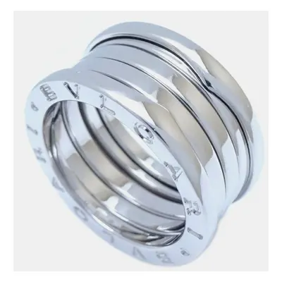 Bvlgari 18K White Gold B.Zero1 Band Ring EU