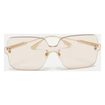 Dior Light Peach/Gold ColorQuake1 Oversized Sunglasses