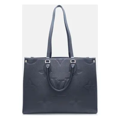 Louis Vuitton Black Empreinte Leather OnTheGo GM Tote Bag