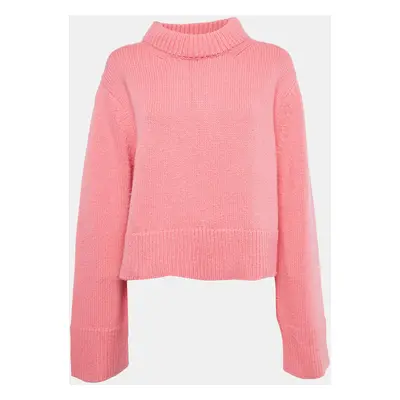 Celine Pink Cashmere Long Sleeve Sweater